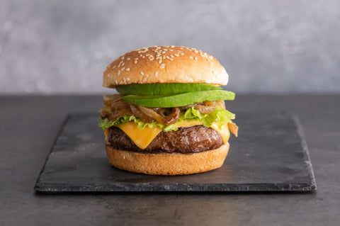 4th of July - CLASSIC CALIFORNIA CHEESEBURGERS WITH CARAMELIZED ONIONS