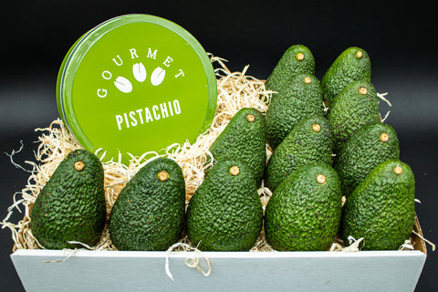 California Gift Box - 12 Avocados 1 Tin Pistachios