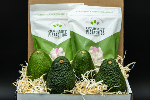 California Gift Box - 4 Avocados, 2 Pistachios