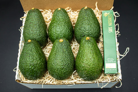 Mauna Loa Skin Care Gift Box - 6 Avocados, Large Face Oil