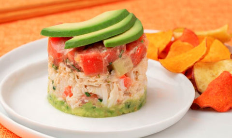 Summer Recipe - CALIFORNIA AVOCADO CRAB AND TUNA STACK