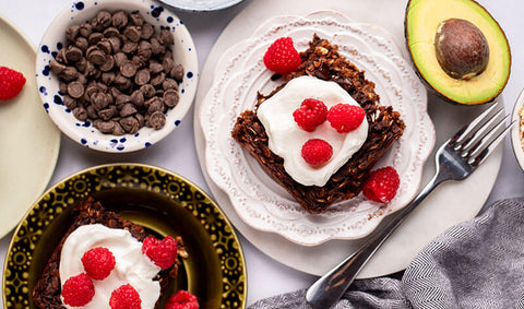 Chocolate Avocado Baked Oats -  by: Deborah Murphy MS, RDN