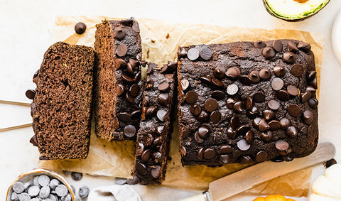 Pumpkin Chocolate Avocado Bread - from LoveOneToday.com