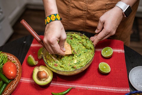 Homemade Guacamole & Pita Chips - Super Bowl / Party Recipe. From the Treat Factory