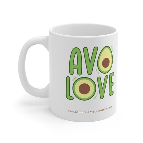 "AVO LOVE Lady" Ceramic Mug 11oz