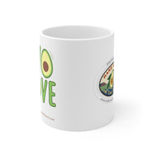 Load image into Gallery viewer, &quot;AVO LOVE/HAND GROWN&quot; Ceramic Mug 11oz

