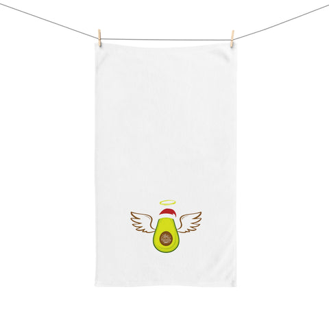 "Holy Guacamole Santa" - Hand Towel