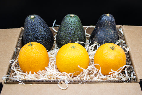 Avocado and Orange Gift Box - A Taste of California's Finest Fruits