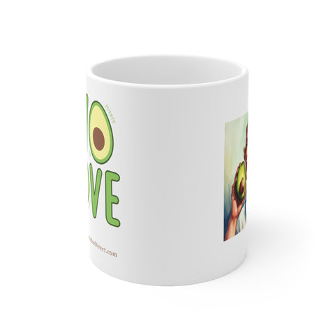 "AVO LOVE Lady" Ceramic Mug 11oz