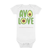 Load image into Gallery viewer, &quot;AVO Love&quot; Onesie® Organic Baby Bodysuit - AVO LOVE
