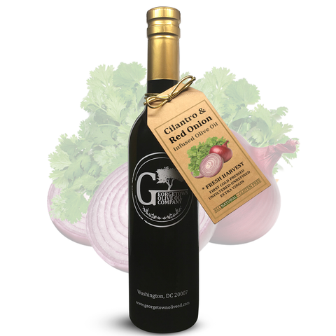 CILANTRO & RED ONION Infused | High Polyphenols Extra Virgin Olive Oil