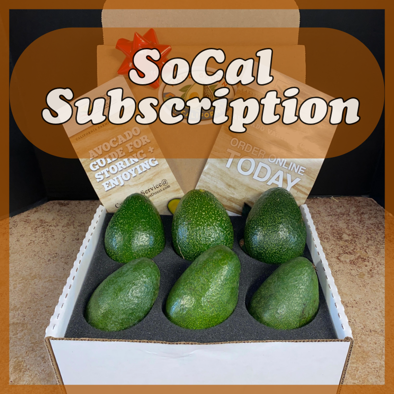 SoCal Monthly Subscription - 6 Large Avocados - A Monthly Classic