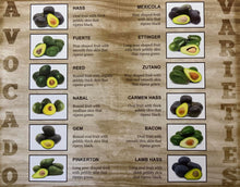 Load image into Gallery viewer, 2-2-2   ETTINGER  FUERTE  HASS  Spring Sampler - 3 Varieties of California Avocados
